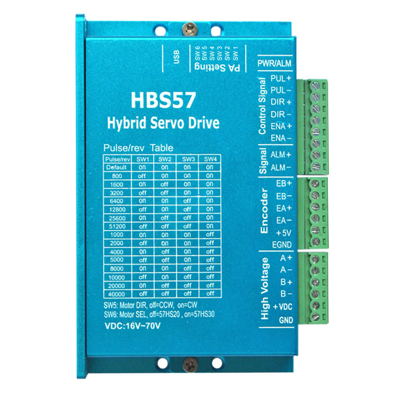 57閉環(huán)步進電機驅動器 57閉環(huán)驅動器16-70VDC   